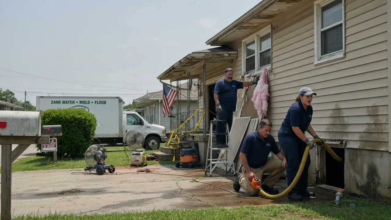 Water Damage Repair in Crowder, MS near me